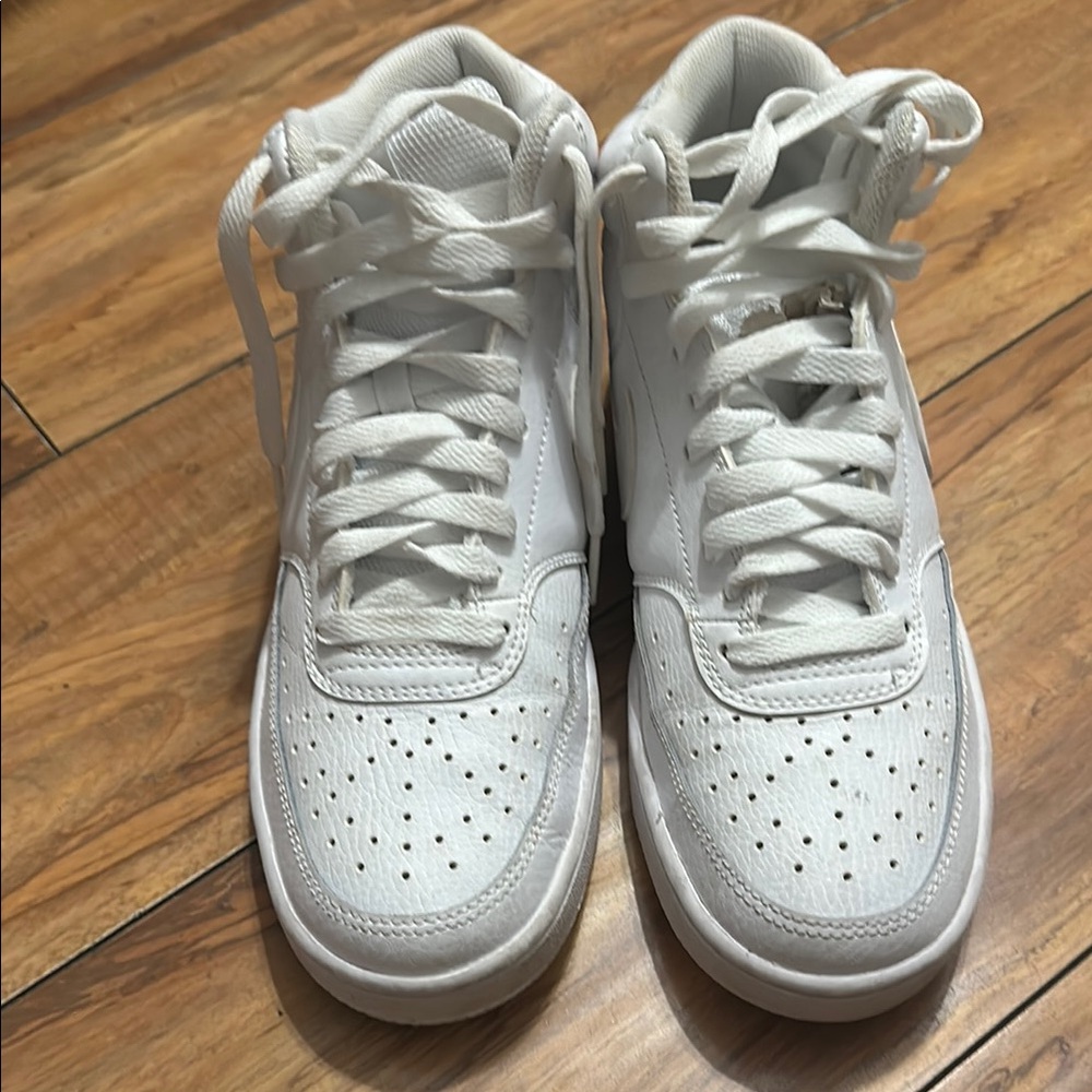 Nike White High-Top Sneakers